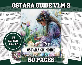 Ostara Grimoire Printable | Spring Equinox Witchcraft Guide (PDF)