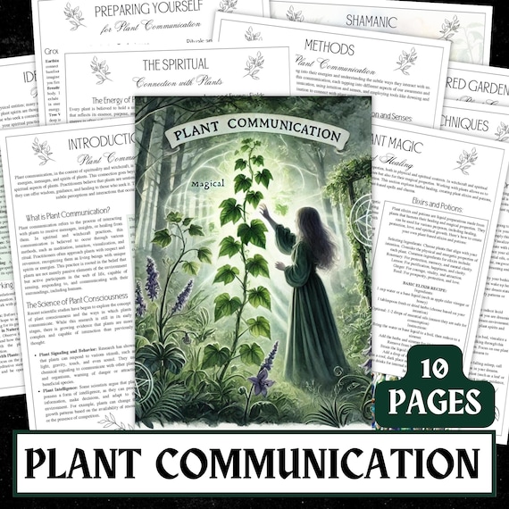 Plant Communication Guide Printable | Green Witchcraft PDF
