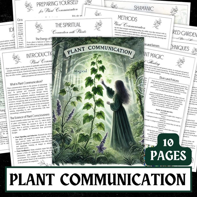 Guia de Comunicação com Plantas para Imprimir | Bruxaria Verde (PDF) imagem 1