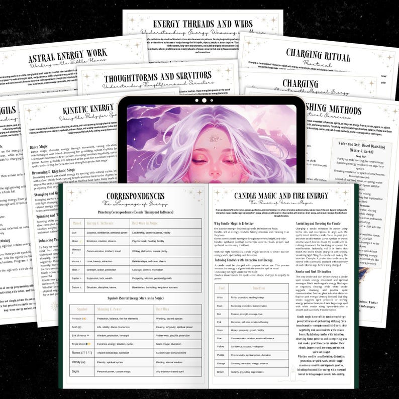 Guía de trabajo energético / Libro de trabajo avanzado de brujería (PDF) imagen 6