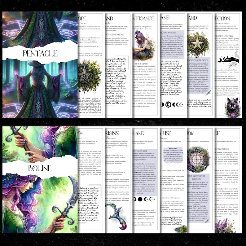 Hekserijtoolgids: grimoirepagina's, rituelen, spreuken (pdf-download) afbeelding 9