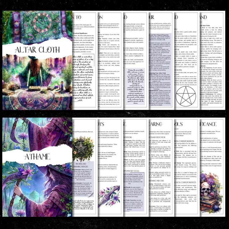 Hekserijtoolgids: grimoirepagina's, rituelen, spreuken (pdf-download) afbeelding 2