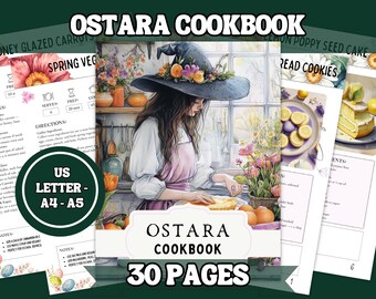 Ostara Recipe Cookbook – Spring Equinox, Kitchen Witch (PDF)