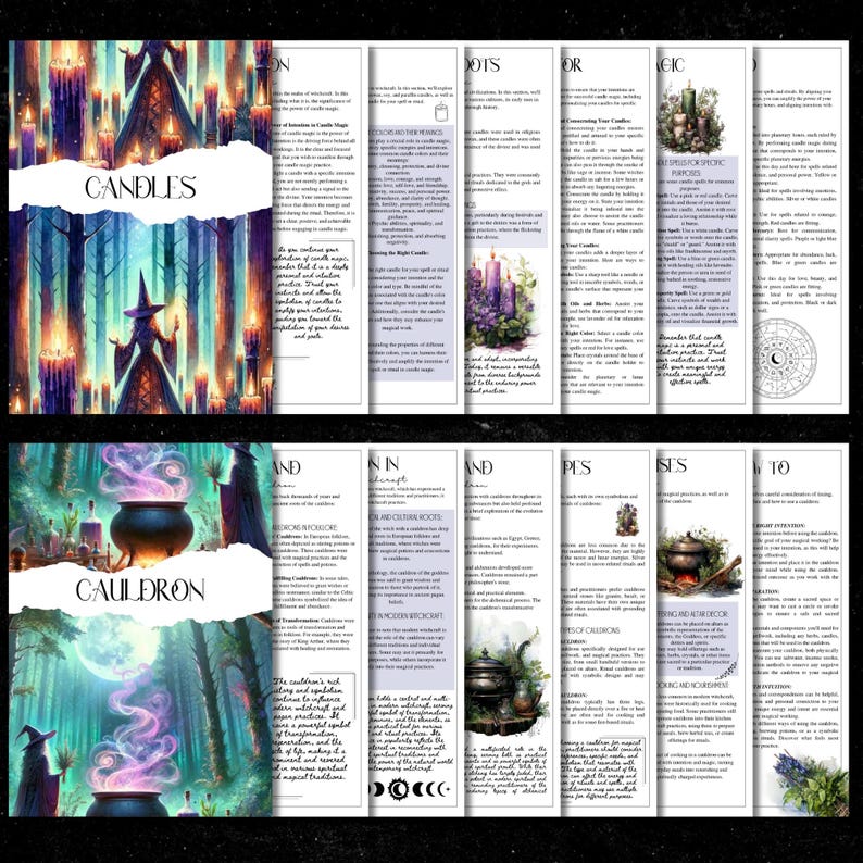 Hekserijtoolgids: grimoirepagina's, rituelen, spreuken (pdf-download) afbeelding 4