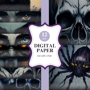 Gothic A4 Paper Pack: Dark Soul Briefpapier (Digitaler Download)