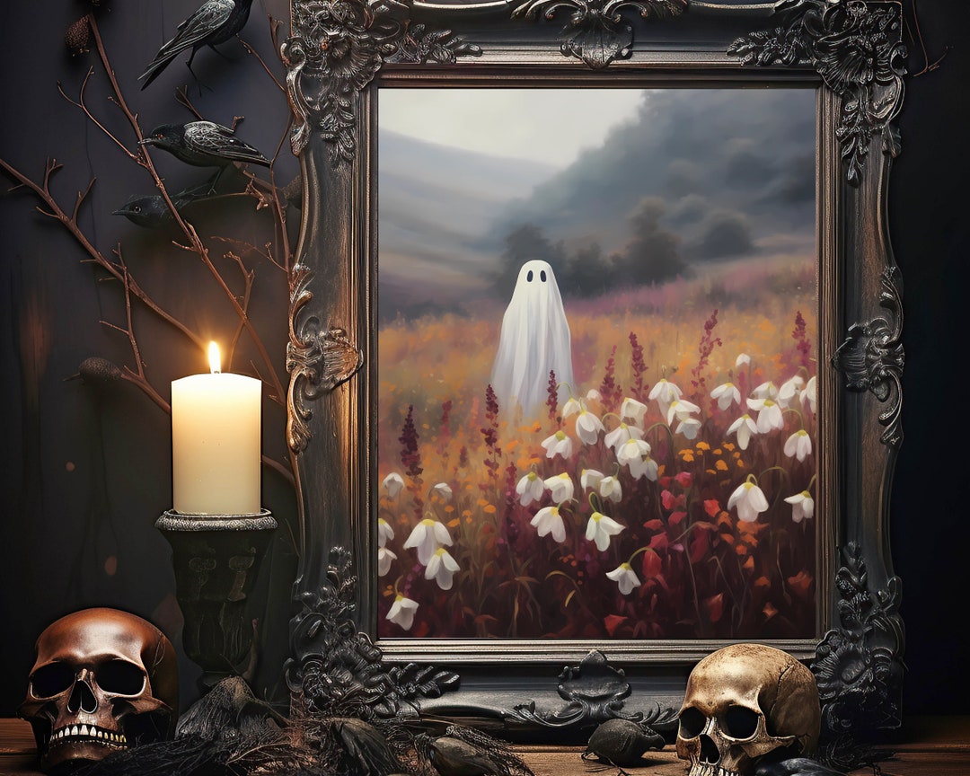 Printable Lonely Ghost Wall Art Multiple Sizes Digital Download, 300 ...