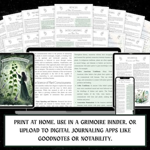 Guia de Comunicação com Plantas para Imprimir | Bruxaria Verde (PDF) imagem 8