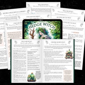 Häckhäxgrimoire | Örtmedicin, guide till naturmagi (digital nedladdning) bild 6