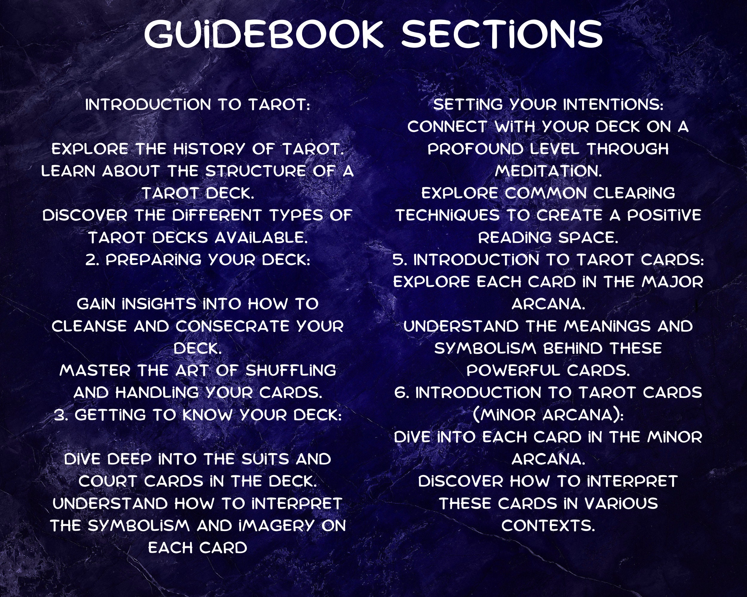 Printable Tarot Guidebook A4 Size 120 Pages Learn Tarot From - Etsy