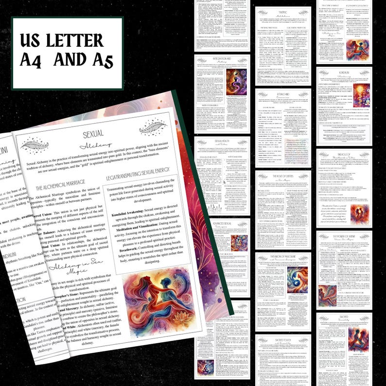 Sex Magic & Tantra Grimoire | Sacred Sexuality PDF (A4 A5 US Letter) image 7
