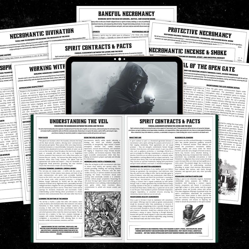 Necromancy Guide - Ancestral Work, Spirit Communication (Digital Download) image 6