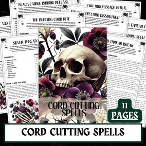 Cord Cutting Spells | Grimoire Pages, Energy Release (PDF Download)