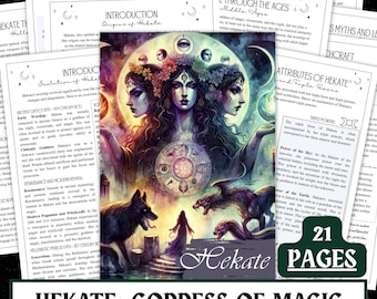 Hekate Devotional Grimoire | Goddess of Witchcraft (Digital Download)