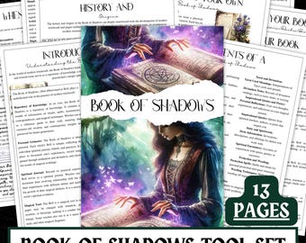 Book of Shadows | Witchcraft Grimoire Printable Guide (Digital Download)