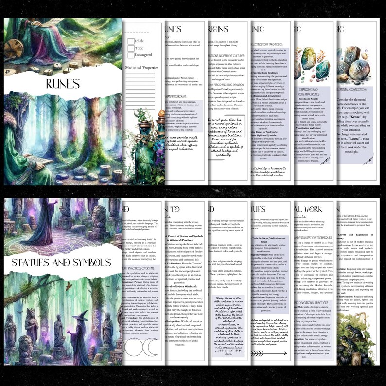 Hekserijtoolgids: grimoirepagina's, rituelen, spreuken (pdf-download) afbeelding 7
