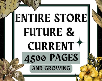 Grimoire Pages Bundle | 4000+ Witchcraft Printables (PDF)