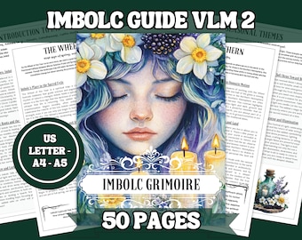 Imbolc Sabbat Grimoire | 50-Page Witchcraft Guide (PDF)