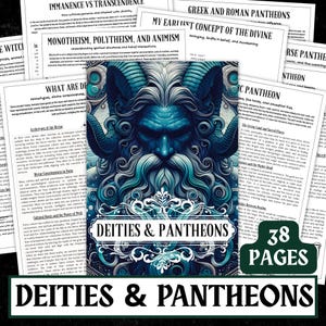 Gottheiten und Pantheons Grimoire Seiten | Heidnische Mythologie (Anleitung)