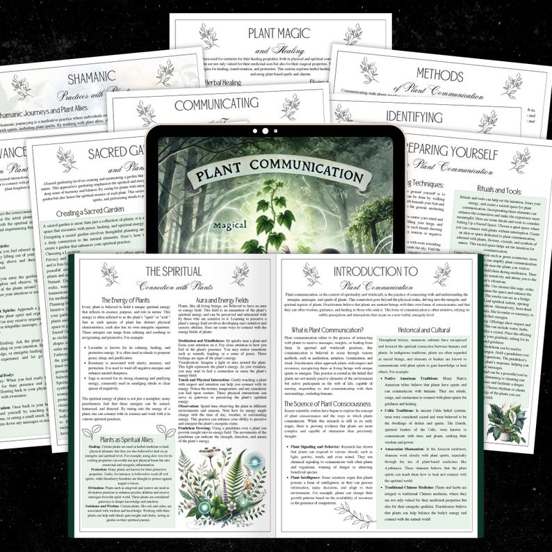 Guia de Comunicação com Plantas para Imprimir | Bruxaria Verde (PDF) imagem 6
