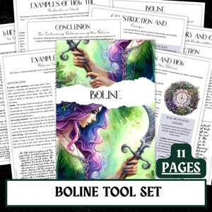 Witch's Boline Guide | Herbcraft & Rituals, Book of Shadows (PDF)