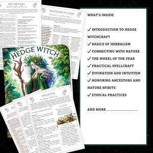 Häckhäxgrimoire | Örtmedicin, guide till naturmagi (digital nedladdning) bild 4