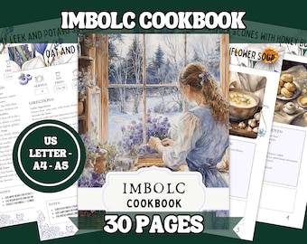 Imbolc Recipe Cookbook – Early Spring, Kitchen Witch (PDF)