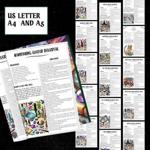 Curse Reversal Spell Pack | Witchcraft Grimoire Pages (Digital Download) image 7