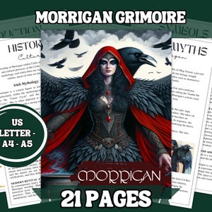 Morrigan Grimoire: Celtic Goddess Devotional - 20-Page PDF