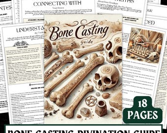 Guía de fundición de huesos / Manual de adivinación para principiantes (Descarga digital)