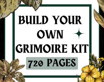 Printable Book of Shadows Pages | Beginner Witch Grimoire (Digital Download)