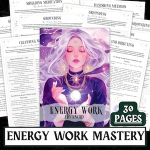 Energy Work Guide | Advanced Witchcraft Workbook (PDF)