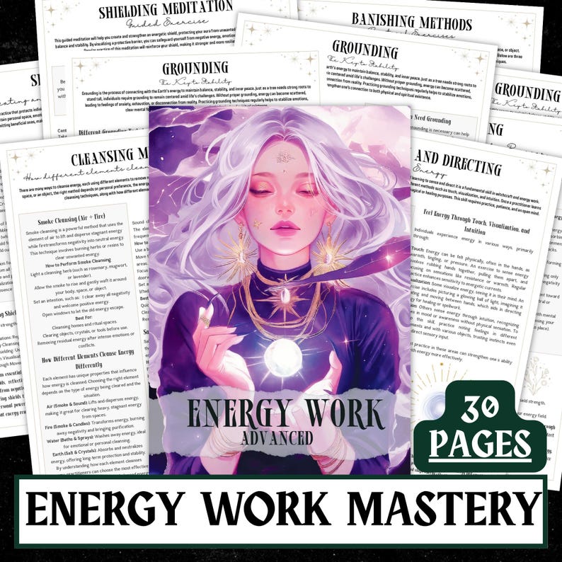 Guía de trabajo energético / Libro de trabajo avanzado de brujería (PDF) imagen 1