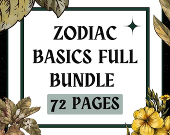 Zodiac Signs Astrology Guide | Star Sign Meanings (PDF)