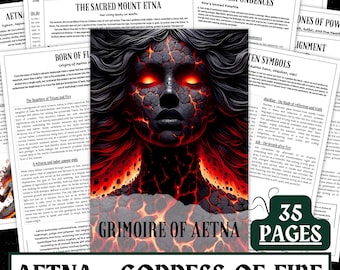 Aetna Grimoire | Fire Goddess Magic Rituals (Digital Download PDF)