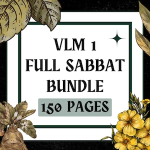 Wheel of The Year Sabbat Guide | Rituals & Spells Printable Set (PDF)