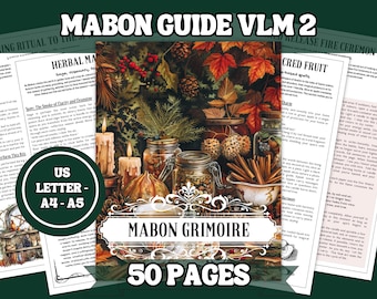 Mabon Grimoire | Autumn Equinox Witchcraft Guide (PDF)