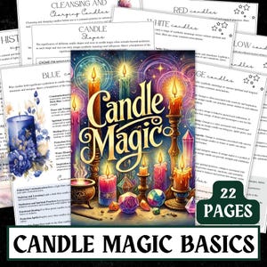 Grimoire Magii Świec | Zaklęcia i rytuały dla czarownic (wersja cyfrowa do pobrania)