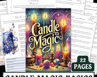Candle Magic Grimoire | Spells & Rituals for Witches (Digital Download)