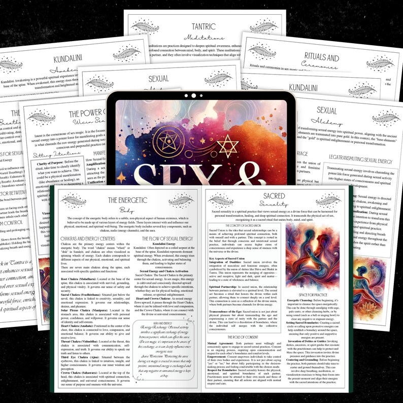 Sex Magic & Tantra Grimoire | Sacred Sexuality PDF (A4 A5 US Letter) image 6