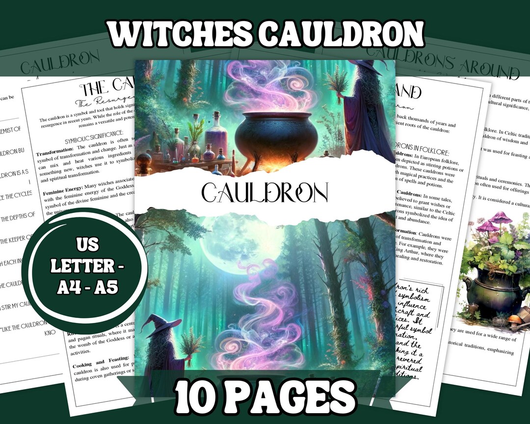 printable-witch-s-cauldron-grimoire-10-page-witchcraft-guide-pdf-etsy
