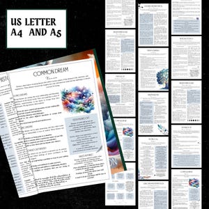Dream Interpretation Grimoire | Dream Journal, Symbol Meanings (PDF) image 7