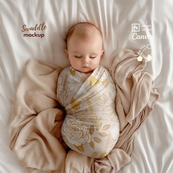 Baby Wrap Make Your Own Swaddle Blanket Baby Swaddle Diy How To