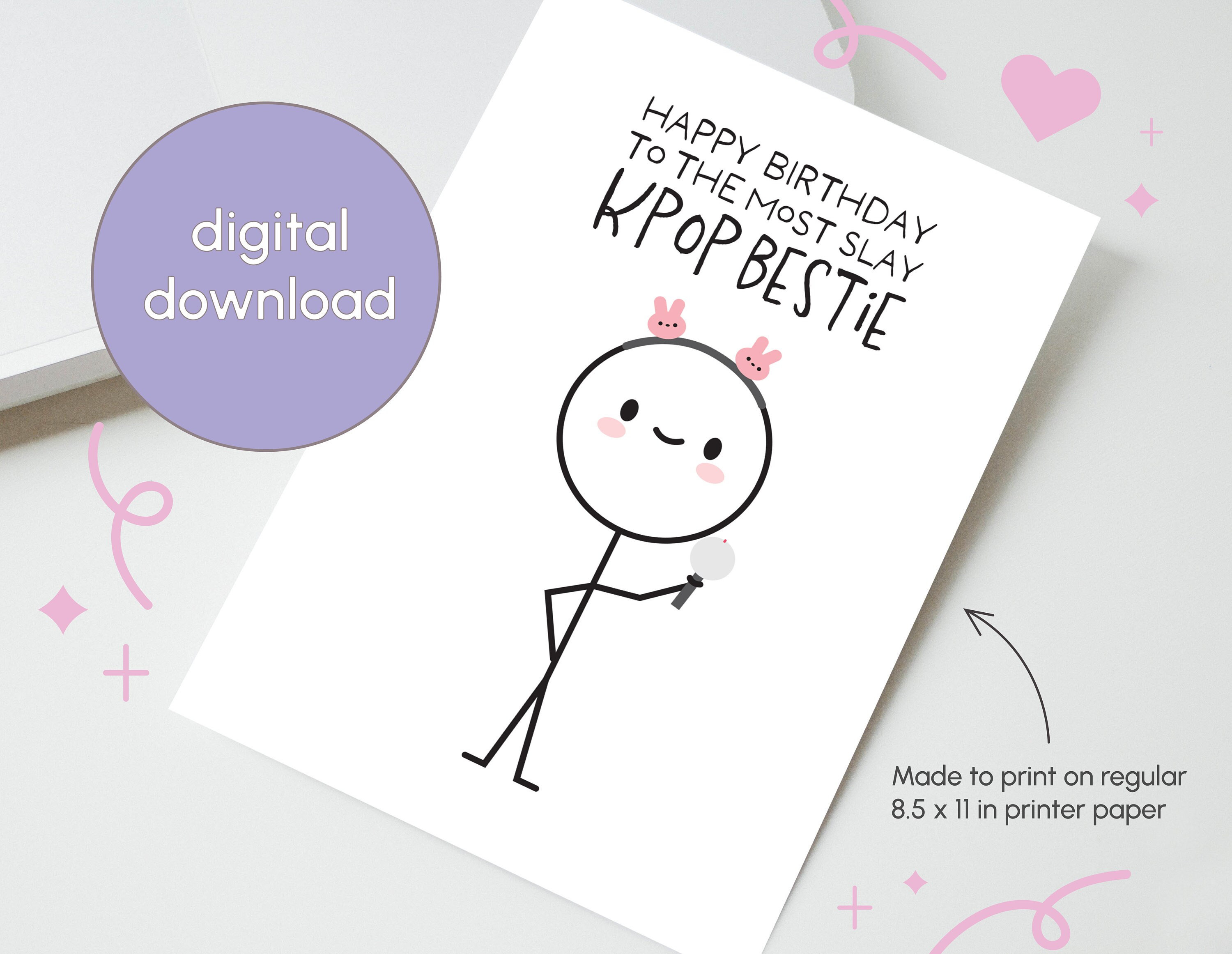 タレントカード Happy Birthday Card K-POP Seventeen Kpop Birthday Card - Etsy