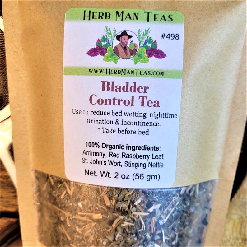 BLADDER CONTROL TEA Reduces Nighttime Urination by Master Herbalist Etsy