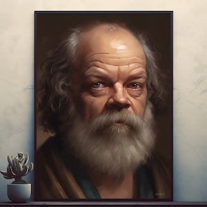 Socrates Posters Prints Wall Art Modern Home Room Bar Decor Painting Unframed