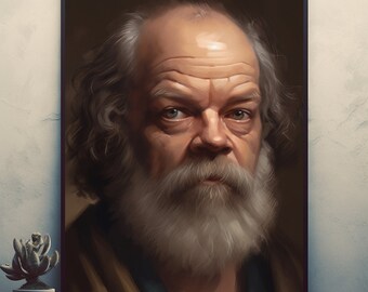 Socrates Posters Prints Wall Art Modern Home Room Bar Decor Painting Unframed