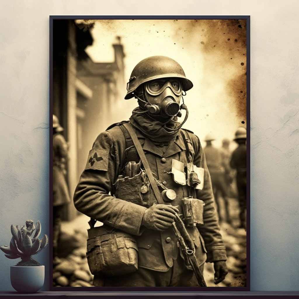 World War I Vintage Posters Prints Wall Art Modern Home Room Bar Decor ...