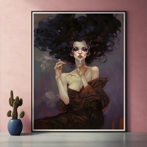 Gorgeous Lady Posters Prints Wall Art Modern Home Room Bar Decor Painting  Unframed