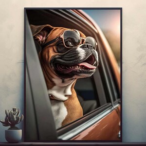 Cool Boxer   Posters Prints Wall Art Modern Home Room Bar Decor Painting  Unframed