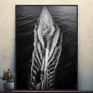 Hypnotic sea   Beautiful Nature Posters Prints Wall Art Modern Home Room Bar Decor Painting  Unframed